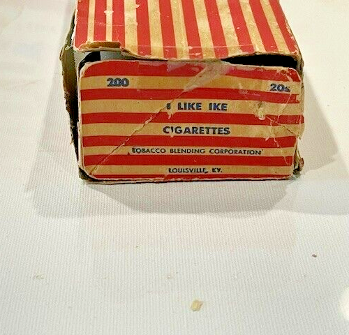 2156A-Rare 1952 I Like Ike Eisenhower Presidential Empty Cigarette Box & 2 Packs - Picture 5 of 20