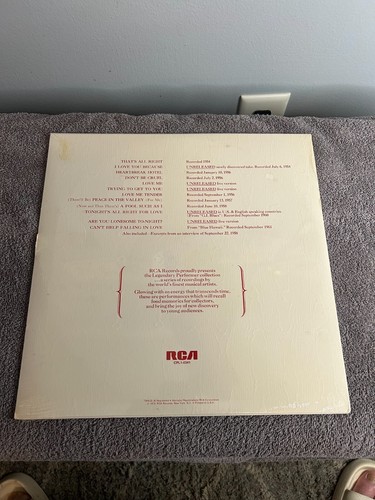 ELVIS PRESLEY "a legendary performer vol. 3" Factory sealed - Picture 2 of 2