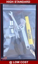 1000~ 4 Mil 6x6 Zip Reclosable Lock Clear LDPE Poly Bags Zipper Seal Retail Pak