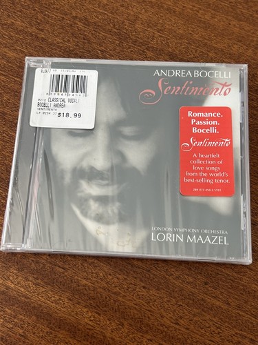 Andrea Bocelli - Sentimento (CD) - Brand New Sealed - Picture 1 of 6