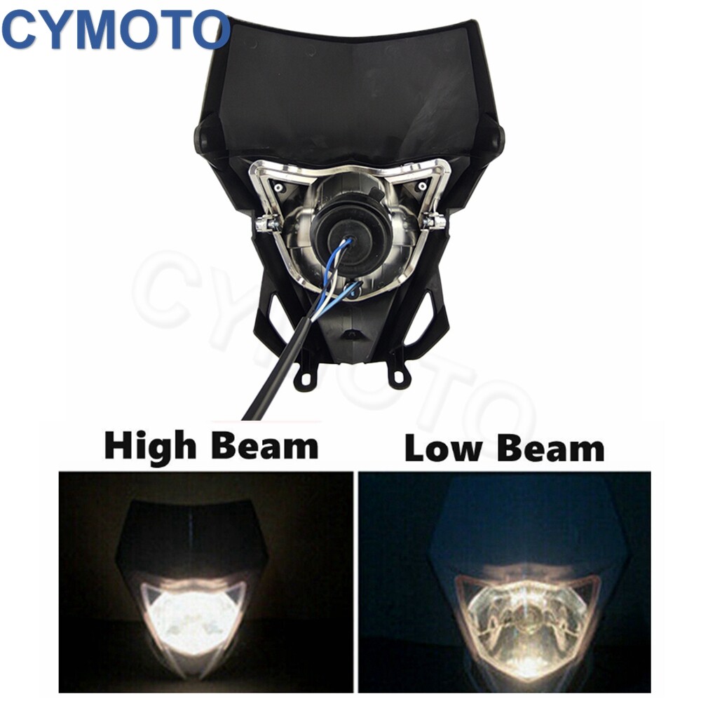 Enduro Headlight For Yamaha TTR 250/230 YZ125 YZ250 WR450F Dirt Bike