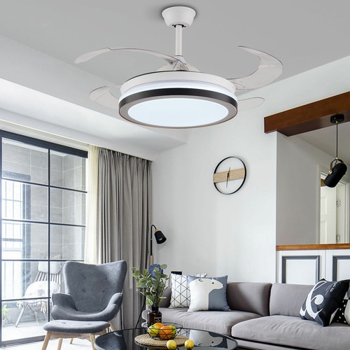 Modern Ceiling Lamp LED Chandelier Flush Mount Ceiling Fan Light for Living Room - Picture 128 of 204