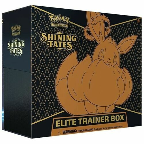 Pokemon Shining Fates Elite Trainer Box New & Sealed 10 boosters Eevee VMAX Foil
