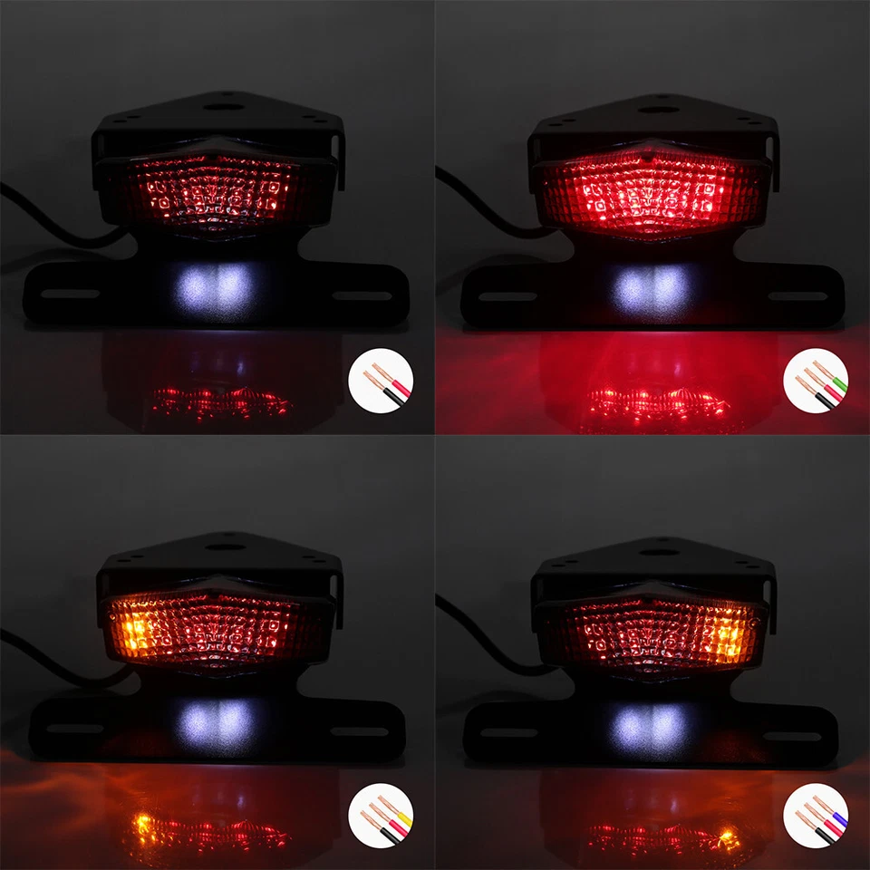 Integrated LED Taillight For Honda XR250R XR400R XR 400 1996-2004 w/ Turn Signal - Image 3 of 4