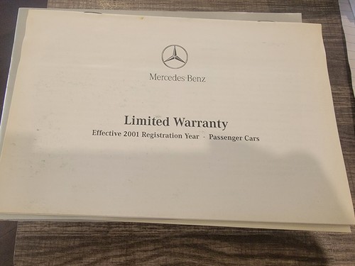 2001 Mercedes Benz E-Class/E 320/E 430/E 55 AMG owners manual - Picture 7 of 8