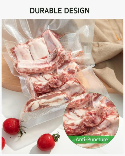Bolsas selladoras al vacío de 8 "x 12" máquina selladora de alimentos bolsa de cocina, paquete de 50 unidades - Imagen 5 de 8