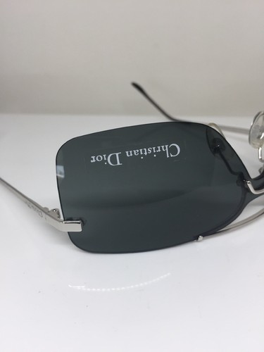New Christian Dior Mini Motard 47 Dior 47 Sunglasses Shield C. Silver with Grey - Picture 10 of 12