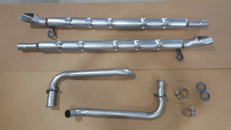 C3 196874 SWEET THUNDER SIDE PIPES C2 CHAMBERED STYLE W/C3 TIP SMALL