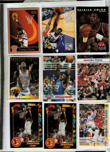 (60+) 1990-01 Fleer, TSC, UD+ Minor Insets PATRICK EWING Lot Knicks Georgetown - Picture 3 of 9
