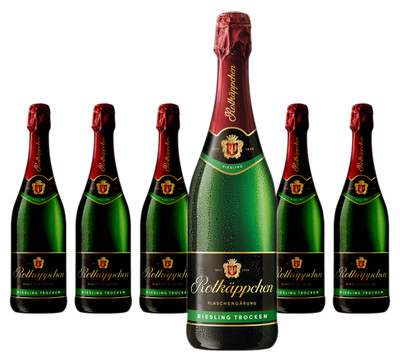 6 x Rotkäppchen Sekt Riesling trocken