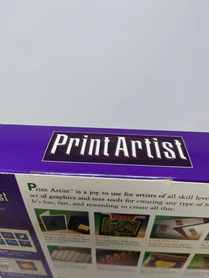 SEALED NEW - 1998 Sierra Home Print Artist Computer, Windows 95 / Mac - Image 4 of 4