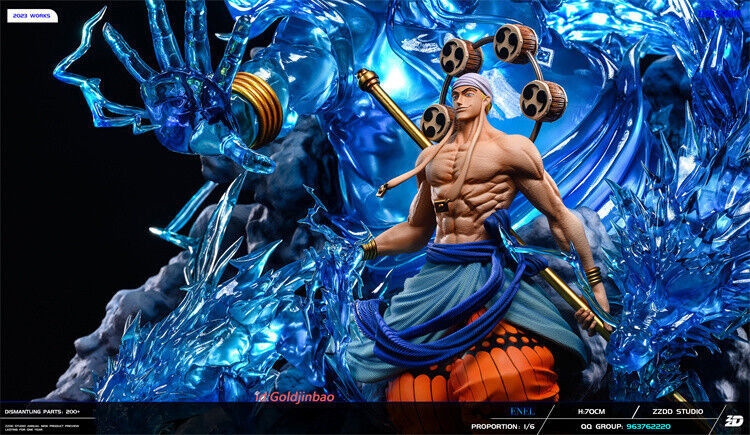 One Piece Enel 1/6 Resin Model In Stock Led Light TC Studio Anime Collection