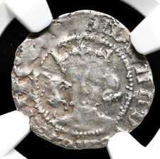 ENGLAND. Edward III. 1327-1377. Silver Penny, S-1604, York, NGC XF45