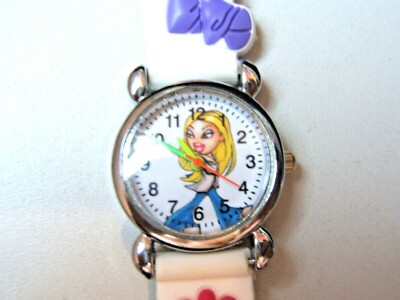 BRATZ QUARZ ARMBANDUHR GELB WEISS ROSA BLAU GÖREN ANALOG AKTION