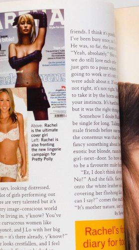RACHEL STEVENS KELLY BROOK ASHTON KUTCHER FILIPPA HAMILTON Glamour Body magazine - Picture 5 of 12