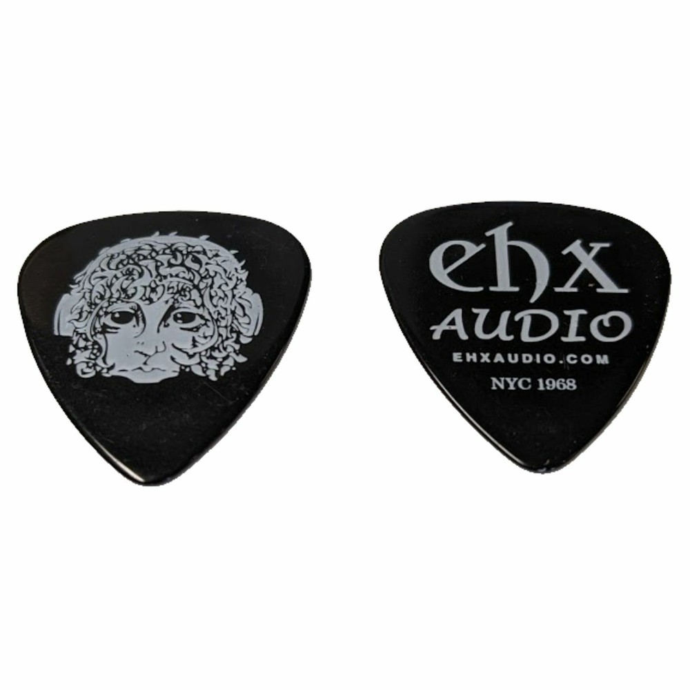 Electro-Harmonix Ram's Head Logo Guitar Picks, Medium, Black, 10-Pack