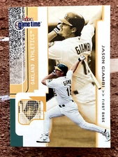 2001 Fleer Game Time Jason Giambi #52