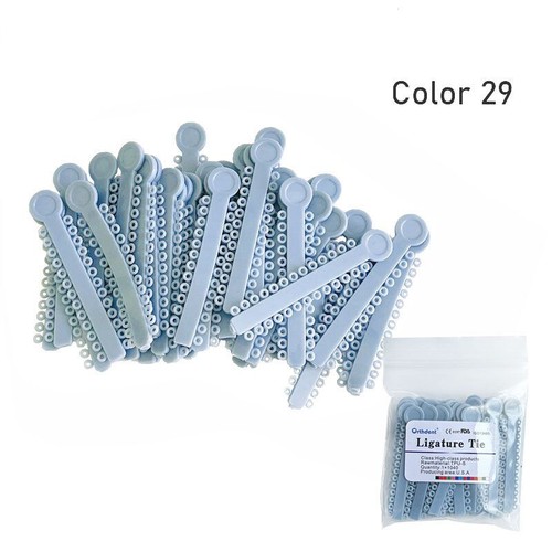 1040 piezas/paquete de ortodoncia dental para frenillos bandas elásticas de goma ligaduras - Imagen 40 de 56