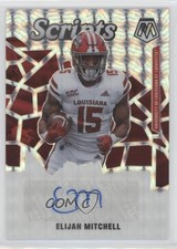 2021 Panini Mosaic Draft Picks Scripts Mosaic Elijah Mitchell #SM-EM Auto 0r4l