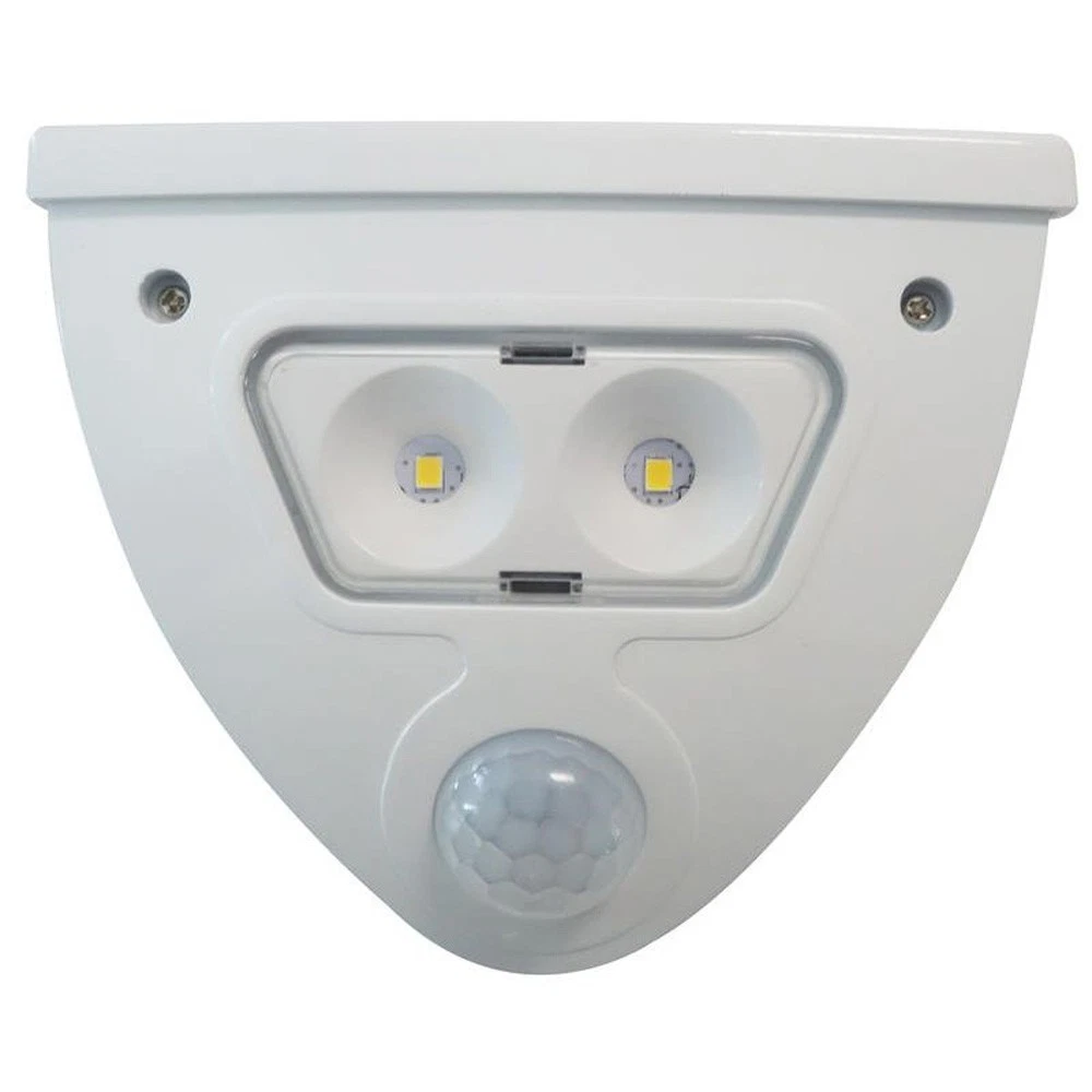 4x Luz Müller LED Luz Exterior Sensor Navalux 0.6W IP54 4000K 3x Batería AA