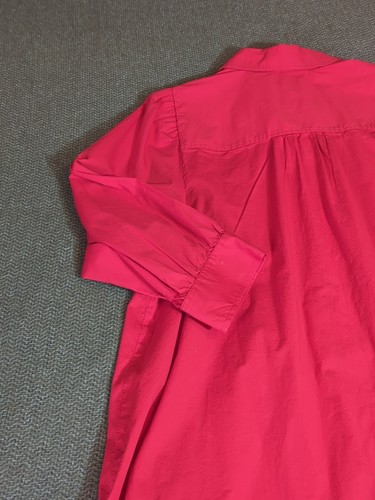 Crown & Ivy Women's Top | Size 1X | Vibrant Red Button Up - Picture 17 of 24