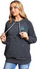 Cat Dog Carrier Hoodies Puppy Kitten Carrying Sweatshirt Large Pet Pocket Pull