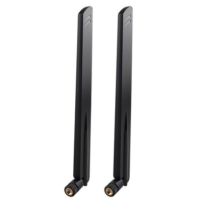 2pcs 4G LTE Antenna SMA Omnidirectional Aerial 10dBi with Vodafone Huawei Net...