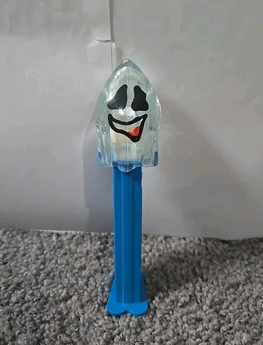Pez - Halloween Crystal Clear Ghost Naughty Neil #4.9 - *selten*