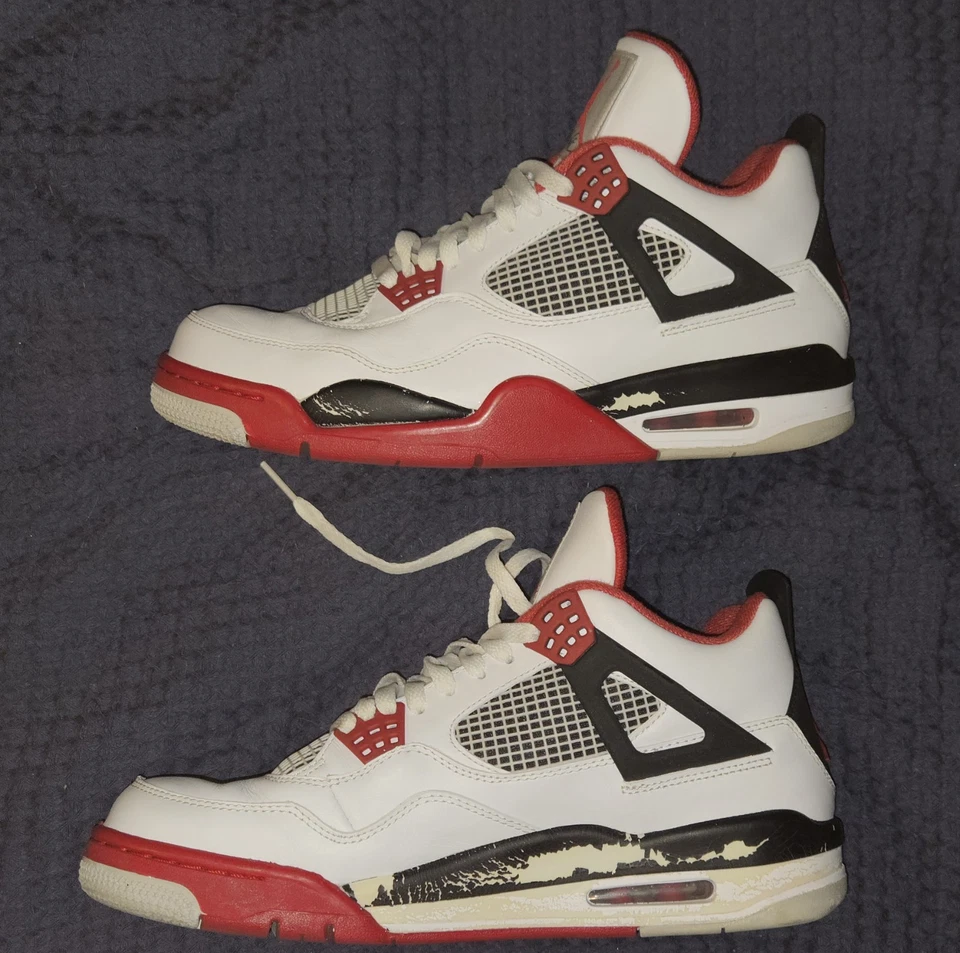Jordan 4 Retro 'Fire Red 2012' - 30497-110 - Talla M 10.5 Foto 3 de 4