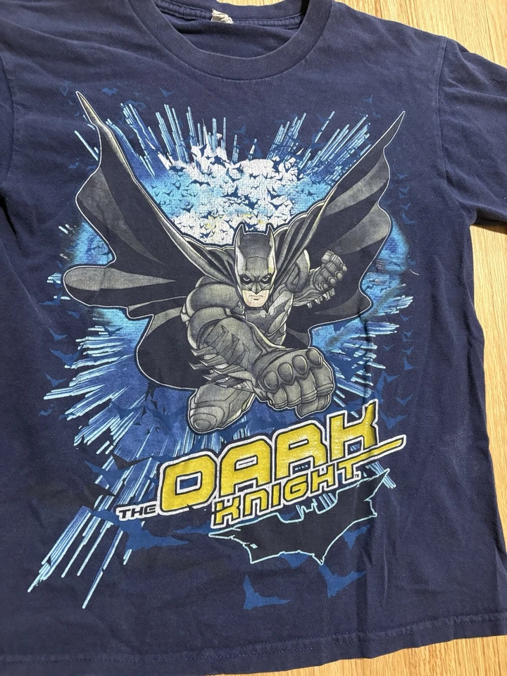 Vintage 1999 Batman Shirt Youth Boys Size Small DC Comics 90s Kids - Image 2 of 4