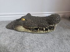 Alligator Skulptur moderne Statue Figur Dekor groß 16 Zoll atemberaubend