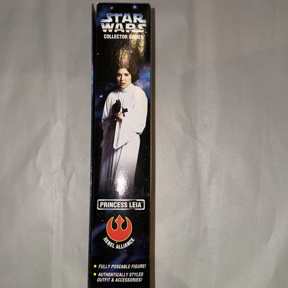 Figura de acción Kenner 1996 Star Wars Collector Series Princesa Leia 12 pulgadas sin usar, en caja sellada Foto 4 de 4