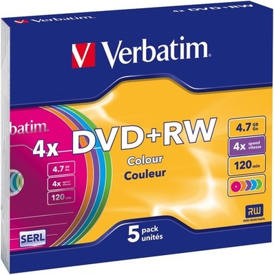 VERBATIM 43297 DVD+RW 4.7GB 4X SL5