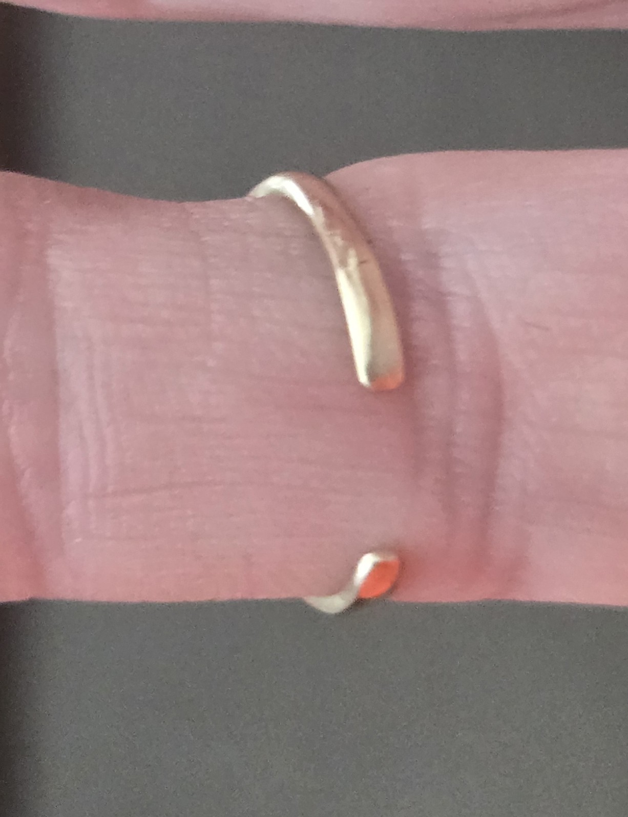 14k Solid Gold Ladybug Toe Ring Enamel Accents - image 3