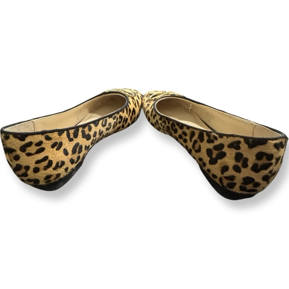 Zapatos de ballet Adrienne Vittadini Cavallo para mujer pelo de leopardo becerro 8 cuero Foto 4 de 4
