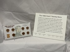 1982 P,D Lincoln Memorial Cent (UNCIRCULATED) L/D, S/D Zinc, Copper Set (READ!)