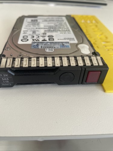 HP 1TB MM1000JEFRB / ST1000NX0333 7.2K Rpm Sas 2.5" 765452-001 HARD DRIVE G8/G9 - Picture 2 of 4