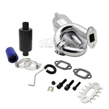 TSRC Resonanzrohr Auspuffrohr Set für 1/5 RC HPI Rovan BAJA 5B 5T 5SC KM Buggy