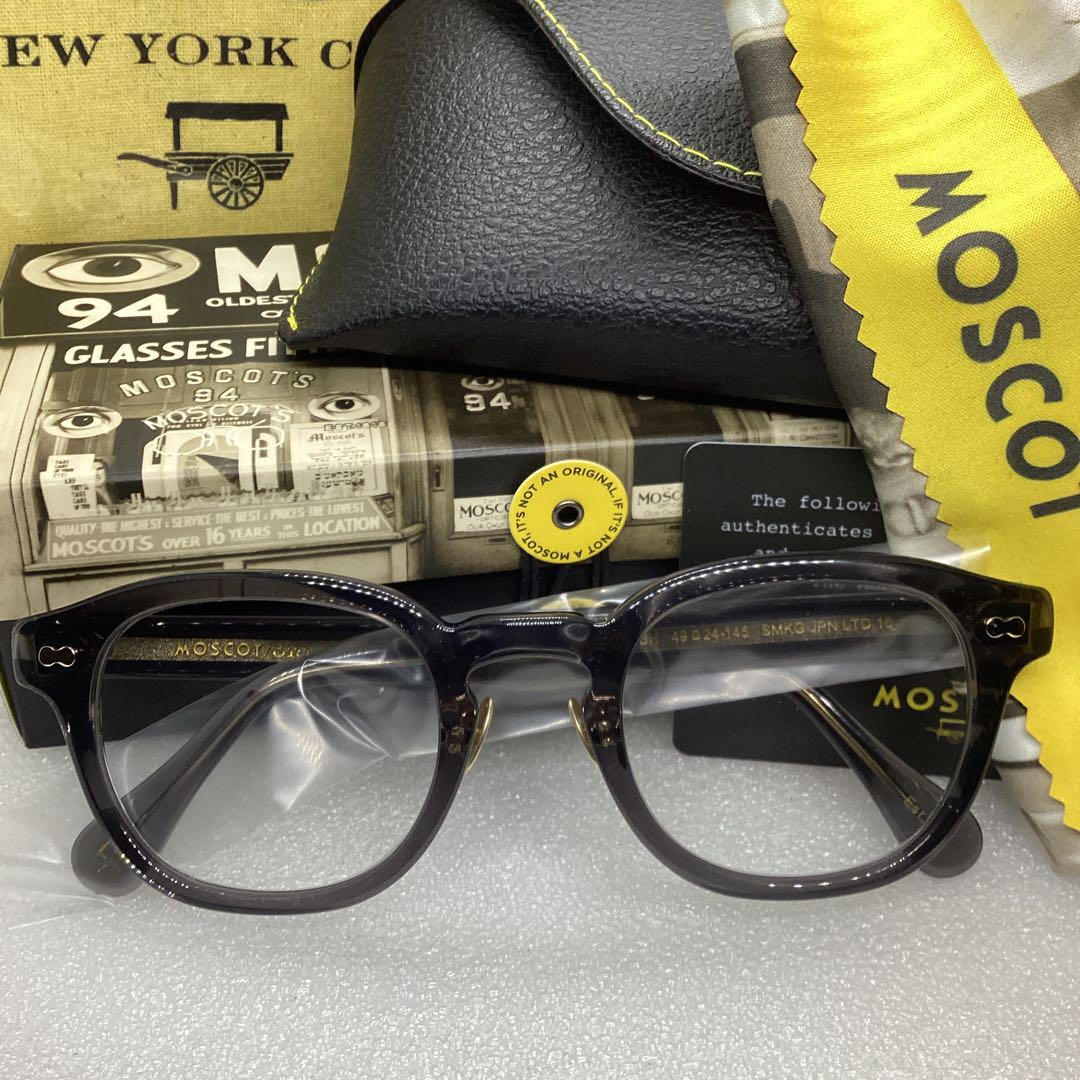 MOSCOT LEMTOSH 49 24-145 JAPAN LIMITED SUNGLASSES BLACK MOSCOT LEMTOSH 49 24-145 JAPAN LIMITED SUNGLASSES BLACK