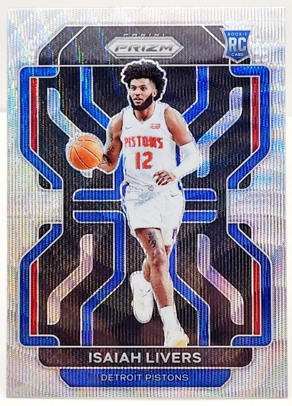 2021-2022 Panini Prizm Pulsar Isaiah Livers #296 Detroit Pistons