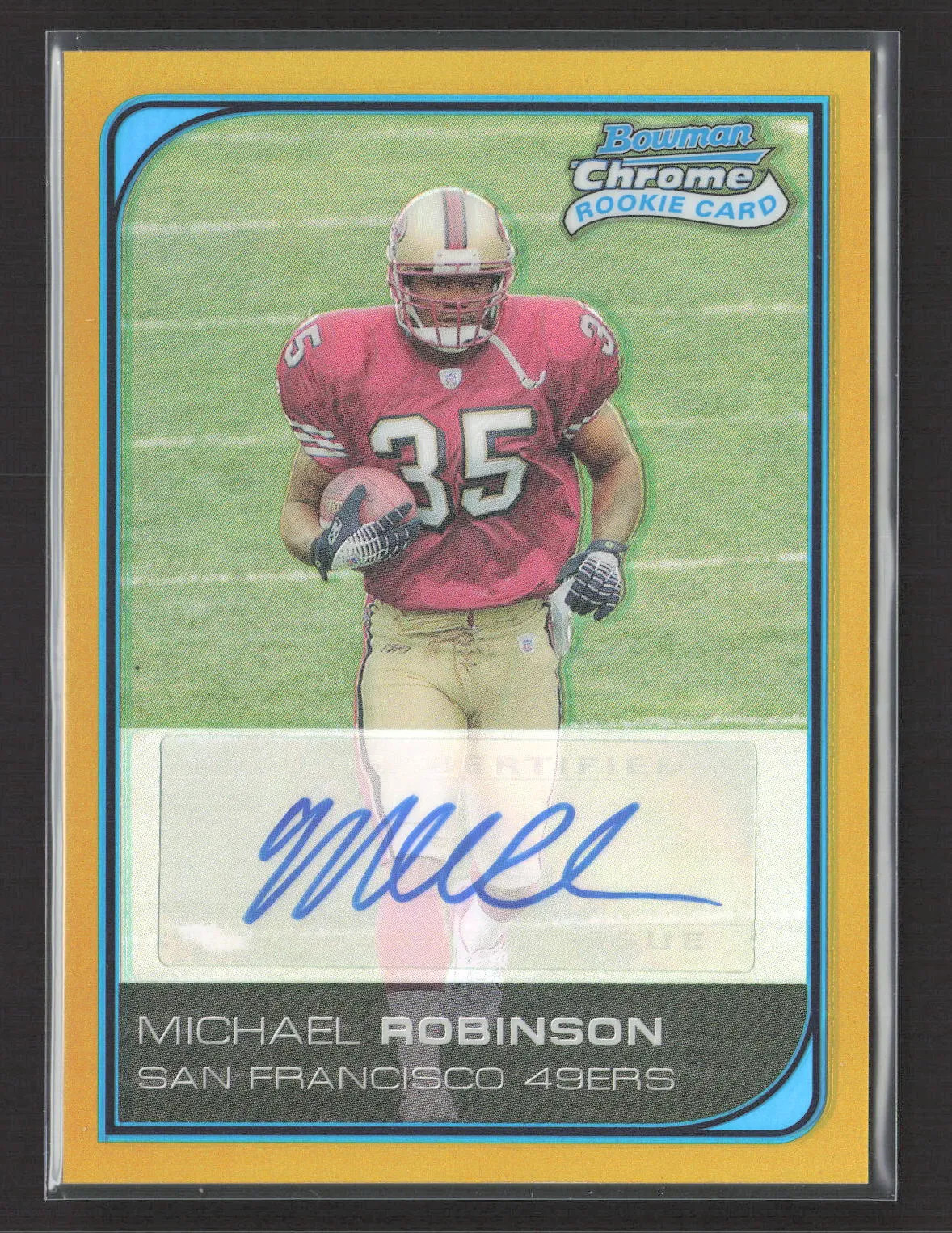 Michael Robinson Bowman Chrome #259 Autograph