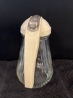 Vintage Diner Ribbed Glass Syrup Jar Dispenser Cream Handle Retro 50’s 60’s 70s — photo 2