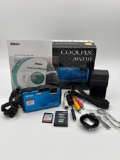 Nikon Coolpix AW110 fotocamera digitale impermeabile 16,0 megapixel con zoom 5X pacchetto blu
