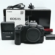 Canon EOS R5 45MP Full-Frame Mirrorless Camera Body [Near Mint / 29,128 shots]