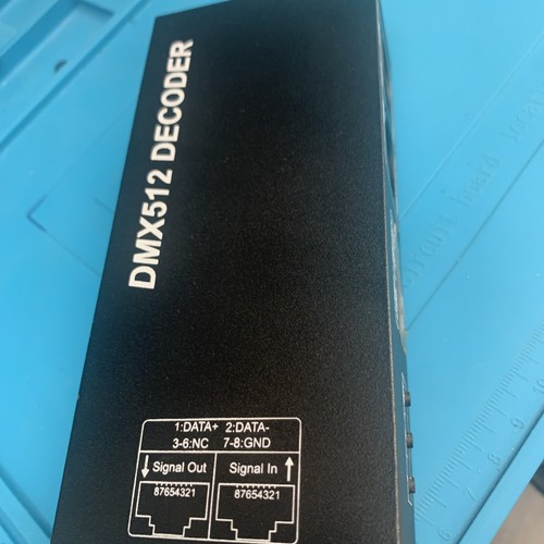 DMX512 Decoder DC12V-DC24V Max Output of Current: 4x4A - Picture 3 of 3