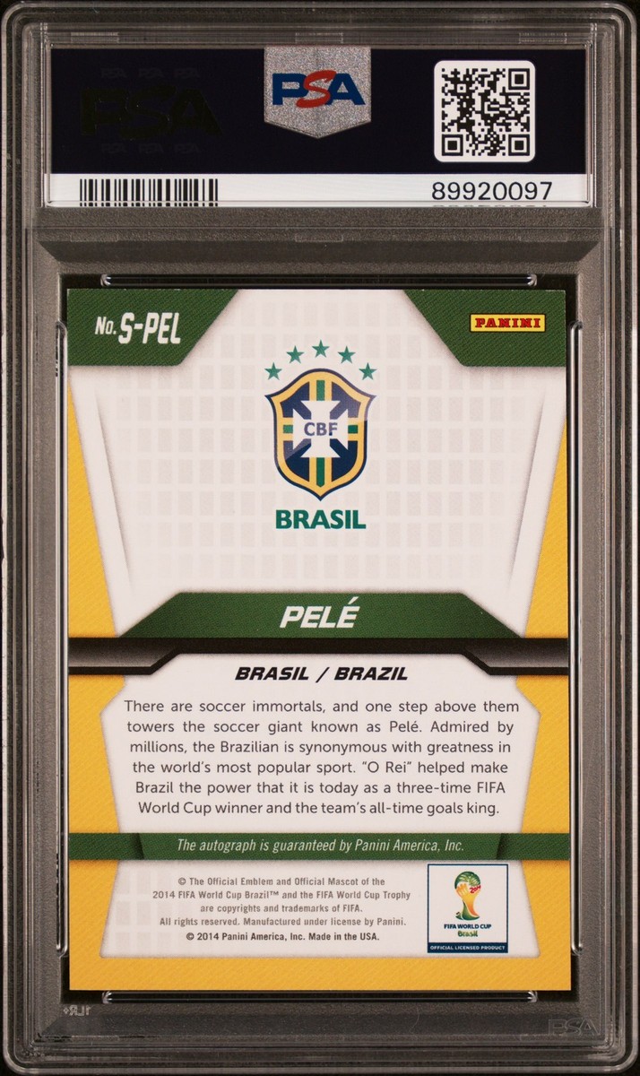 2014 Panini Prizm World Cup - Signatures Pelé #S-PEL (AU