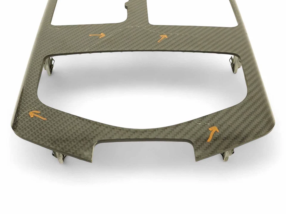 2014 - 2017 MASERATI GHIBLI S M157 COVER PANEL TRIM CARBON CENTER CONSOLE OEM - Изображение 2 из 4