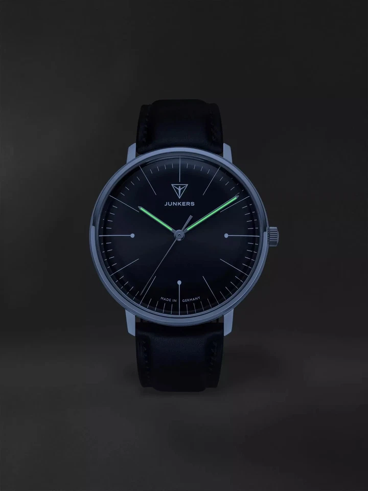 Junkers Bauhaus 38 Damenuhr 906.01.02 Lederband, 38 mm - Bild 4 von 4