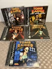 Tomb Raider: 1, 2, 3 & Last Revelation, Chronicles PS1 Lot CIB Black Label