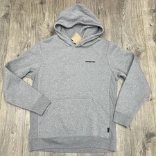 Patagonia Hoodie Size XS Mens Size Small Womens Grey Fitz Roy Icon Uprisal